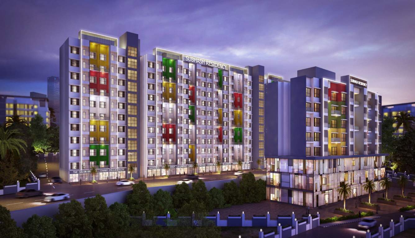  subhash residency wing c and d Elevation