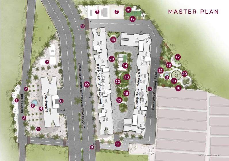  subhash residency wing c and d Master Plan