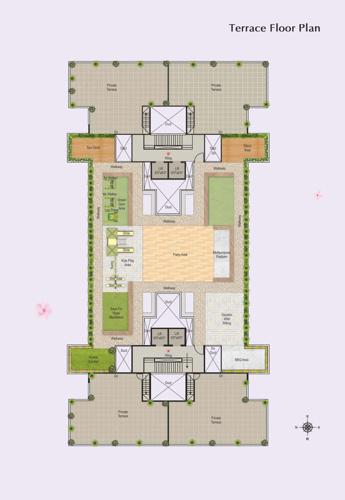  vishwa-residency Wing A & B Cluster Plan