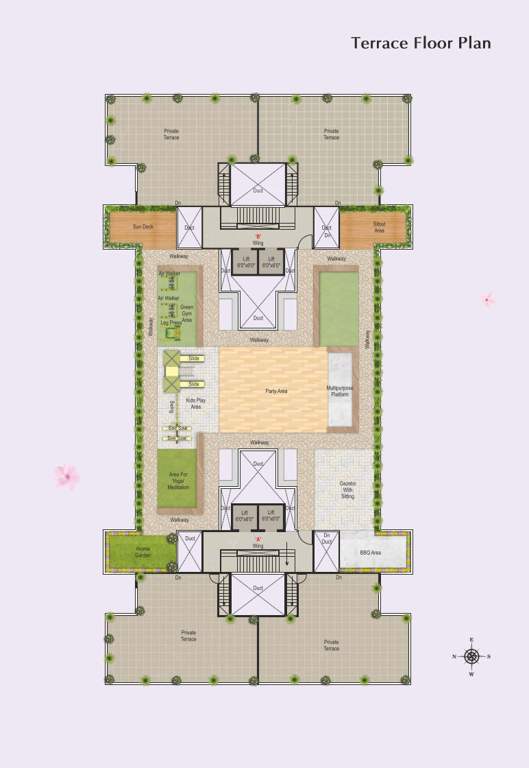 vishwa residency Wing A & B Cluster Plan