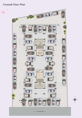 vishwa-residency Wing A & B Cluster Plan