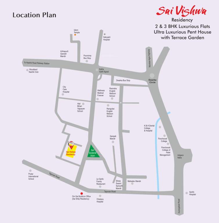  vishwa residency Location Plan