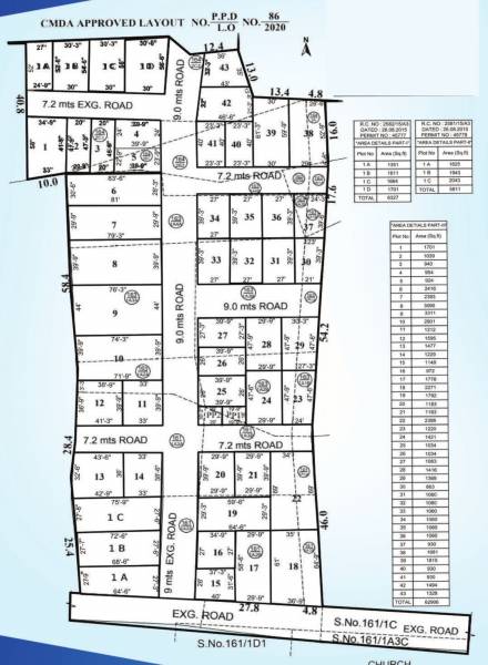  prashanthi-avenue Layout Plan