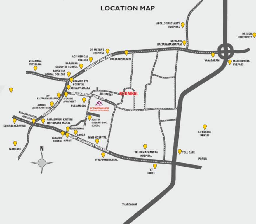  av swarnamukhi Location Plan
