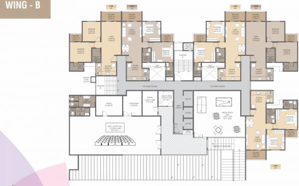  the-camelia-phase-1 Wing B Cluster Plan for 2nd Floor