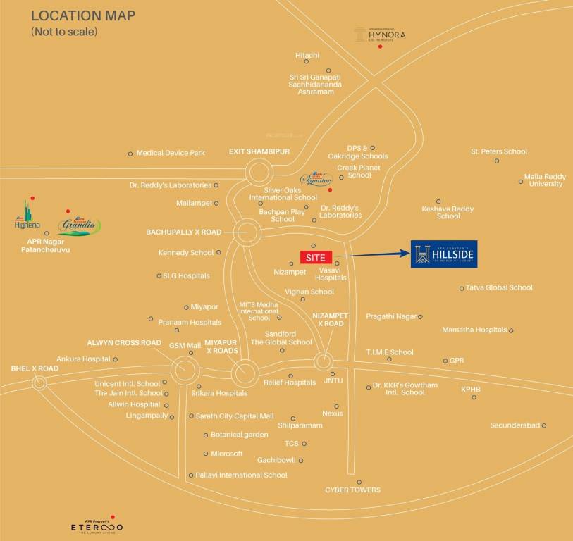  praveens hillside Location Plan