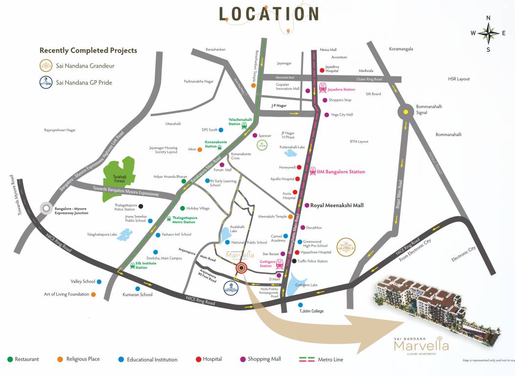  sai nandana marvella Location Plan