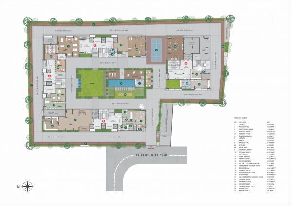  veritas Block A To D Cluster Plan for ground Floor