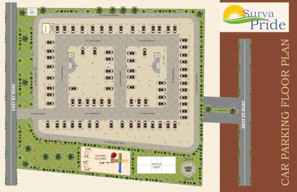  pride Surya Pride Cluster Plan For Ground Floor