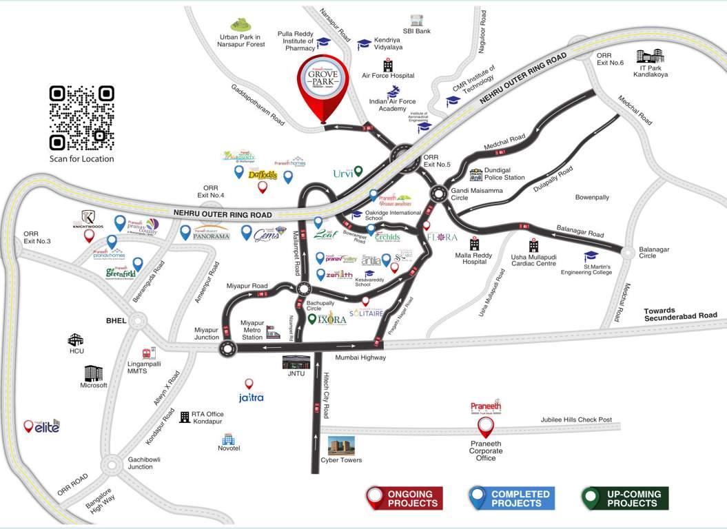  pranav grove park Location Plan