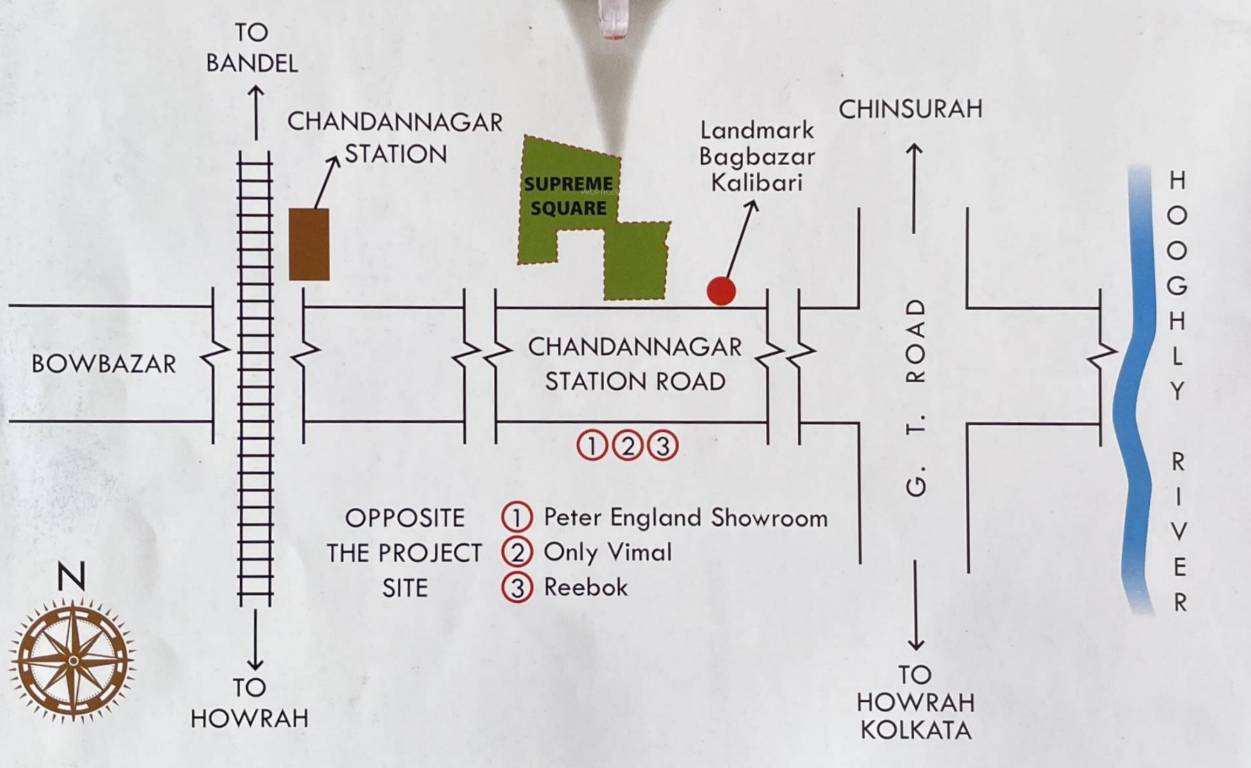  square Location Plan