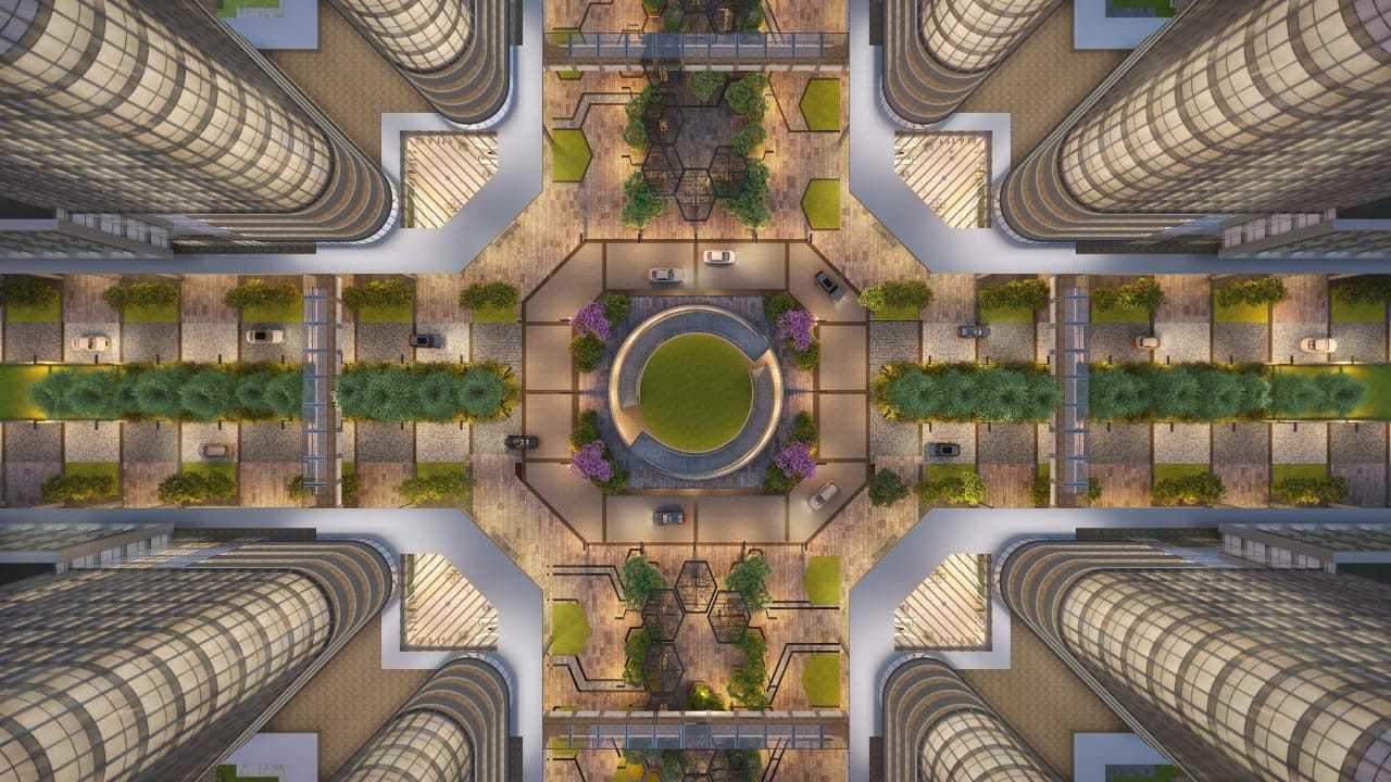  eon block a and block e Landscape Garden and Tree Planting