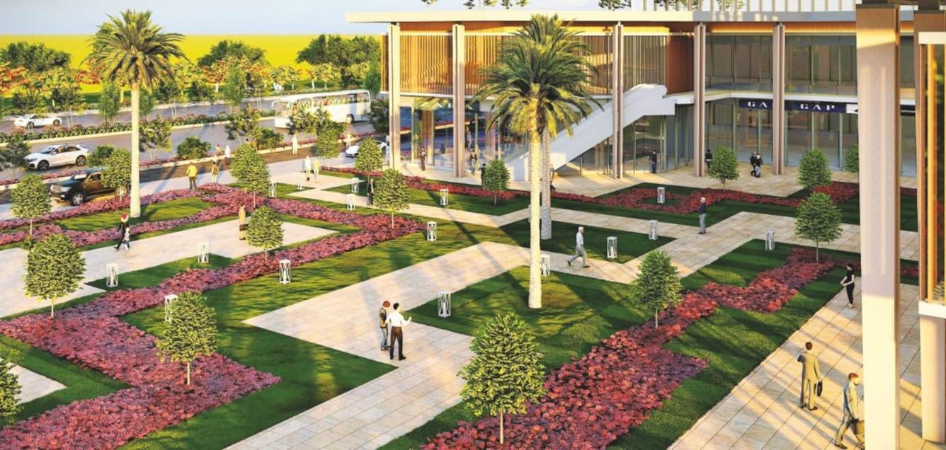  eon block a and block e Landscape Garden and Tree Planting