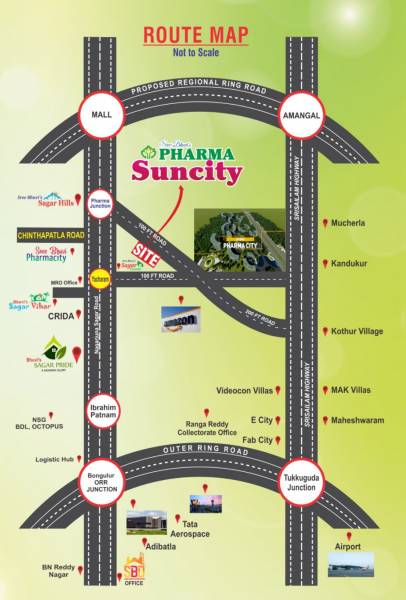  pharma-suncity Location Plan