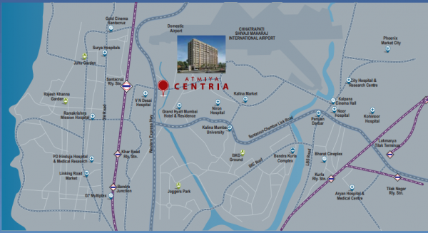  atmiya-centria Location Plan