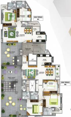  shivatman Shivatman Cluster Plan For 6th Floor