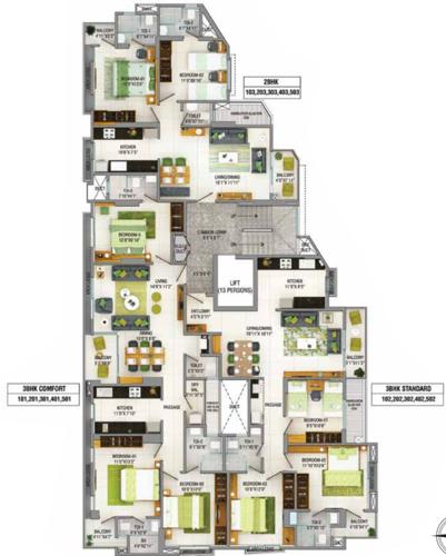  shivatman Shivatman Cluster Plan From 1st To 5th Floor