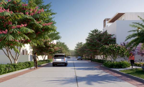  eco-o2-zone-villas- Internal Roads