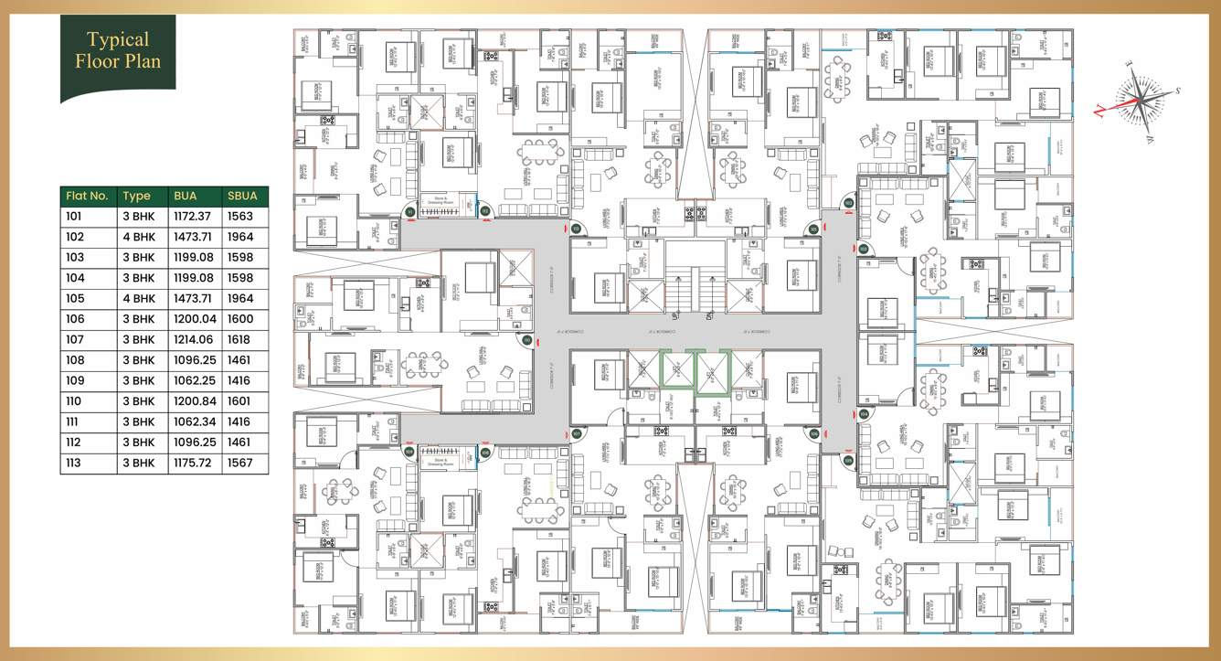  the city park Cluster Plan