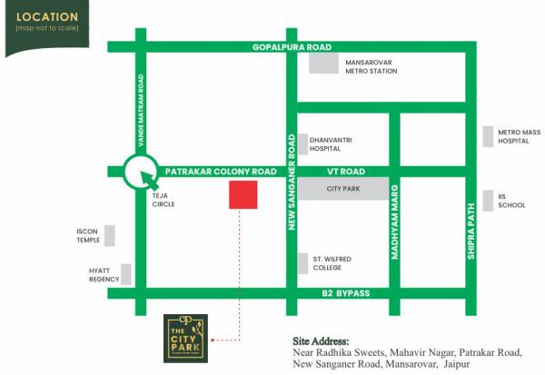  the-city-park Location Plan