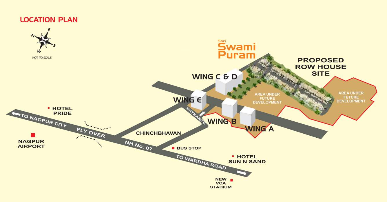  swami puram row houses a Location Plan