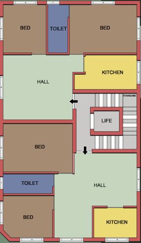  shankara-apartments Shankara Apartments Cluster Plan from 1st to 3rd Floor
