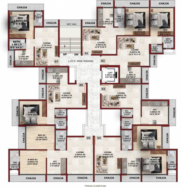  dattakrupa-complex Dattakrupa Complex Cluster Plan