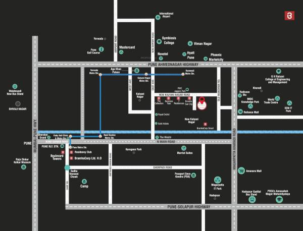  august-towers-phase-1 Location Plan