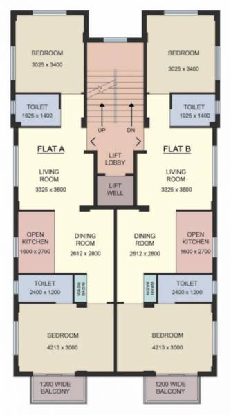  oudasi Oudasi Cluster Plan For Typical Floor