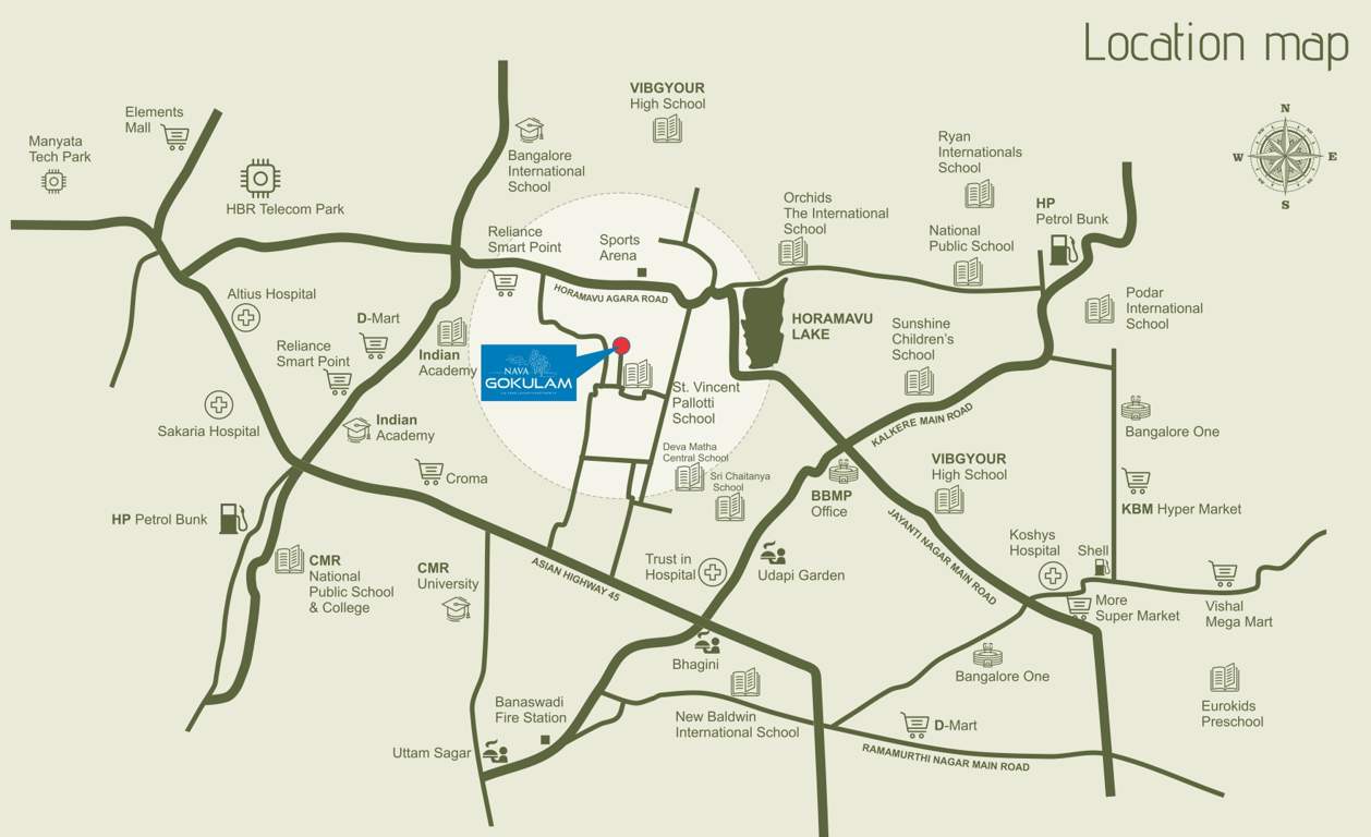  gokulam Location Plan