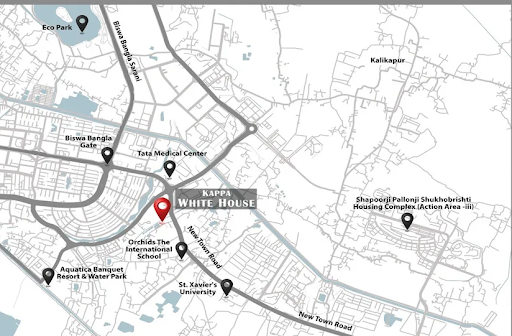  white-house Location Plan