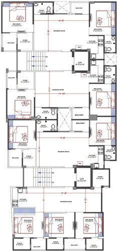  arihant-apartment Arihant Apartment Cluster Plan