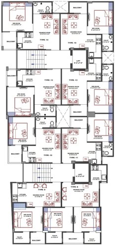 arihant-apartment Arihant Apartment Cluster Plan