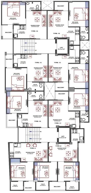 arihant apartment Arihant Apartment Cluster Plan