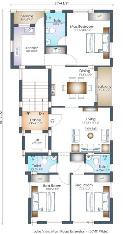  mont blanc Mont Blanc Cluster Plan from 1st to 5th Floor