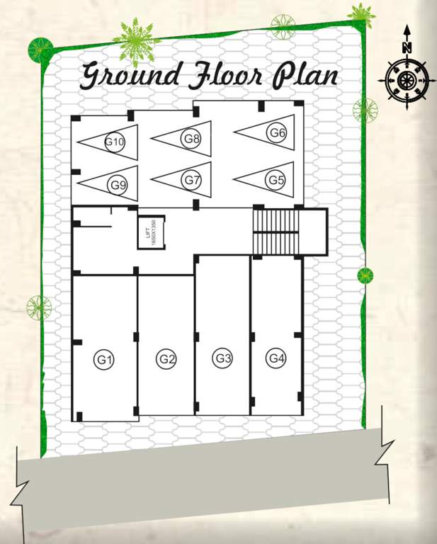  kamakhya bhawan Kamakhya Bhawan Cluster Plan For Ground Floor