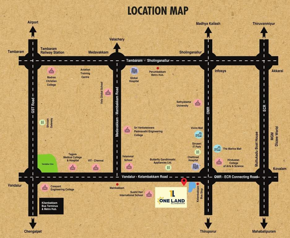  one land Location Plan
