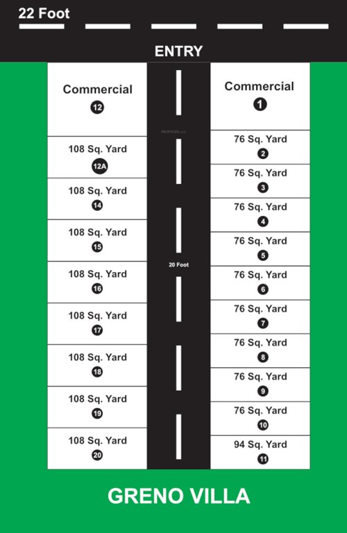  greno villa Layout Plan