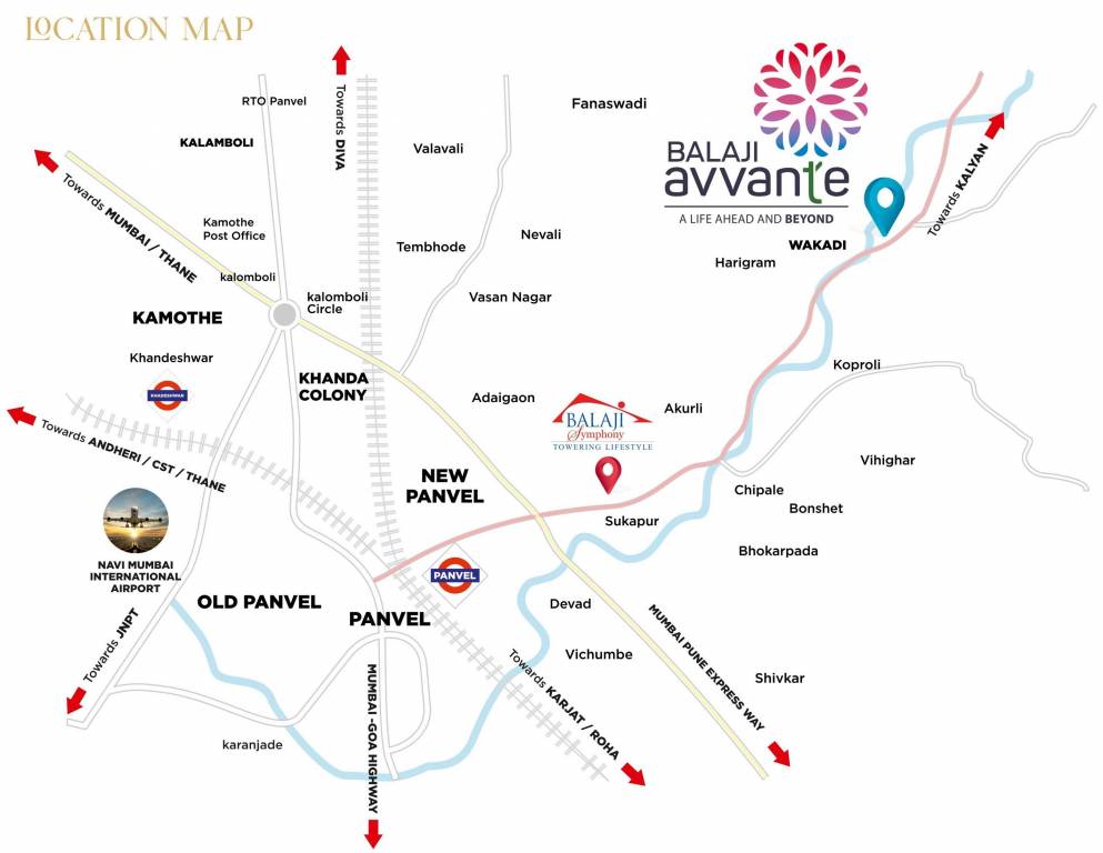  balaji avvante building no 11 and 12 Location Plan