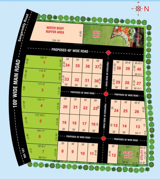  golden-township Layout Plan