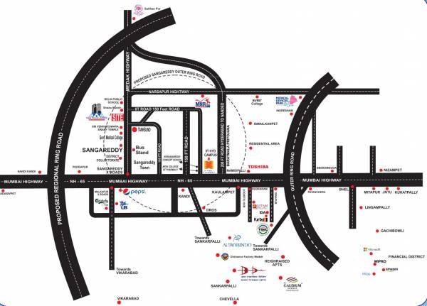 golden-township Location Plan
