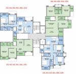  a-garden-city T Cluster Plan For Typical Floor Plan
