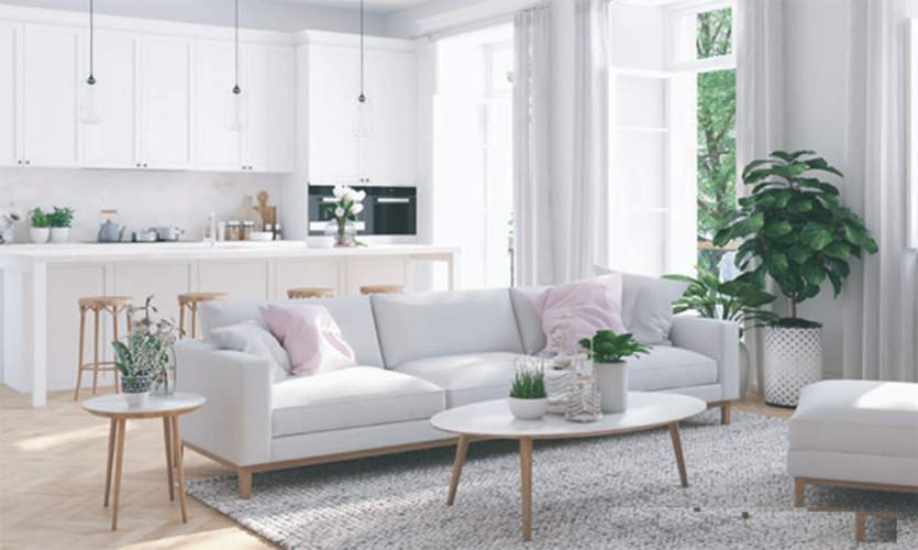  a garden city Living Area