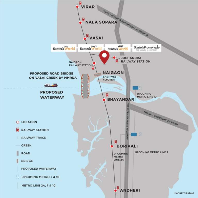  oneworld 3 tivri naigaon east Location Plan