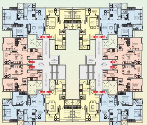  aarambh Wing A Cluster Plan