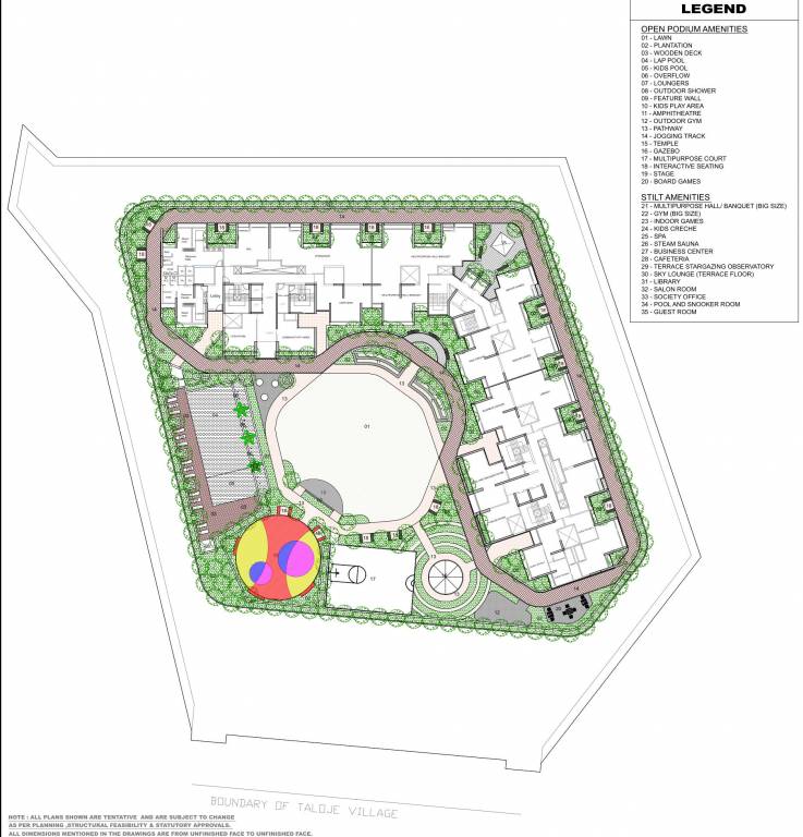  trinity towers Layout Plan