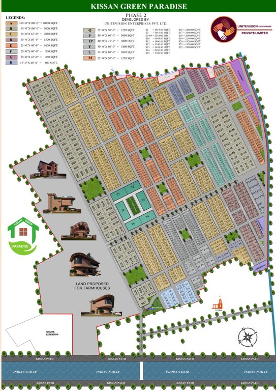  kissan green paradise Layout Plan