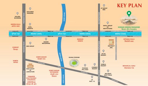  kissan-green-paradise Location Plan