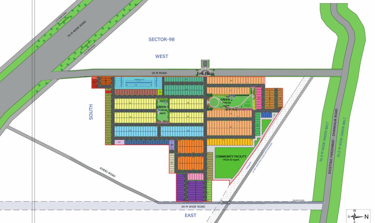 aster woods Layout Plan