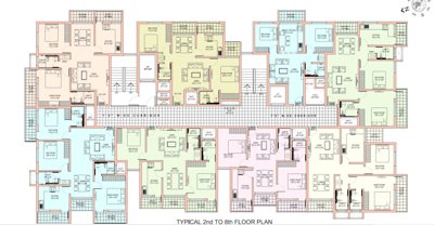 Block B Cluster Plan from 2nd to 8th Floor palm-hills-block-b Block B Cluster Plan from 2nd to 8th Floor
